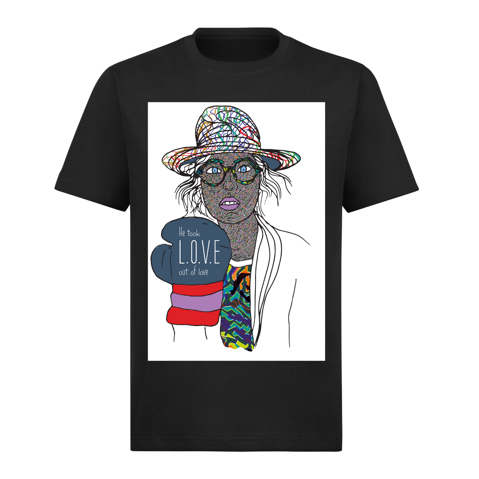 "He took LOVE out of love" Regular Tee T-shirt